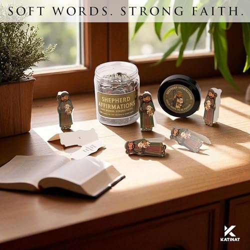 Shepherd Affirmations Jar- Faith & Encouragement Notes, Christian Gifts for Men & Women, Pastor Appreciation Gifts for Men, Pastor Wife Appreciation Gift, Christmas Gift - Image 4