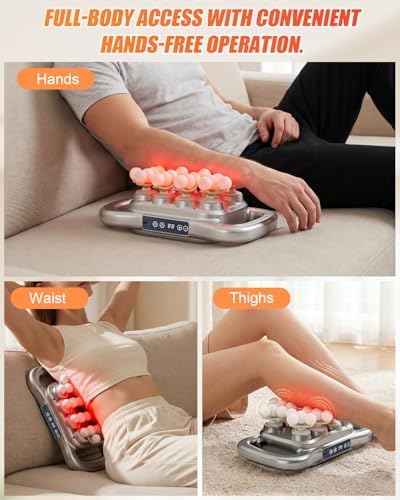 Upgrade 28 Head Massage Gun Set, Handheld Body Deep Tissue Massager with 9 Modes &9 Levels, Muscle Pain Relief Percussion Massage Gun for Back/Shoulders/Legs/Waists, Gifts for Men Women - Image 4