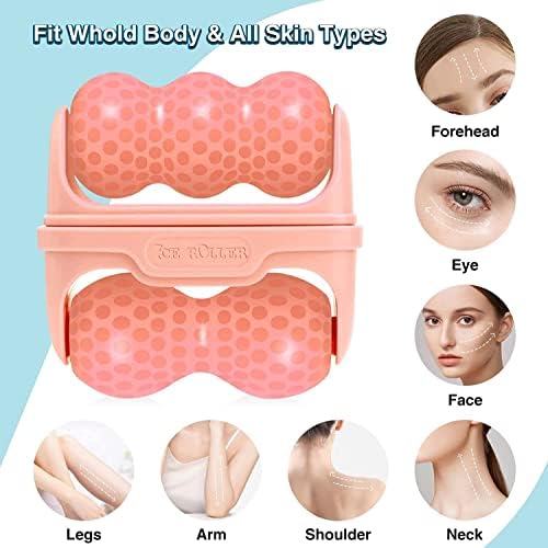 OPENDGO Ice Roller for Face Facial Massager for Eye Puffiness, Reduces Wrinkles, 2 in 1 Facial Skin Care Tool for Body Cold Therapy Tools - Image 6