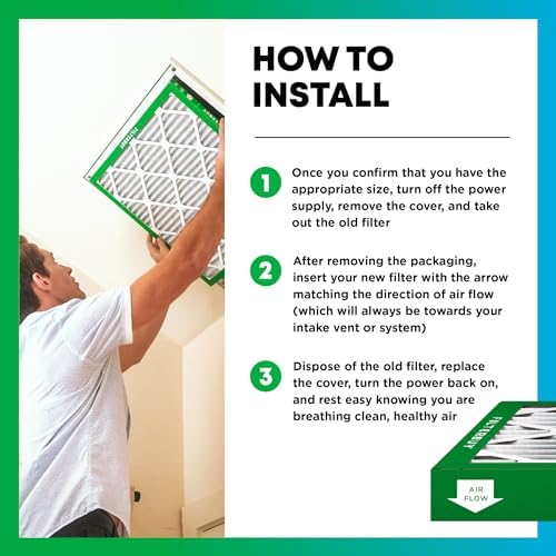 Filterbuy 20x22x2 Air Filter MERV 8 Dust & Allergy Defense (4-Pack) - Image 5