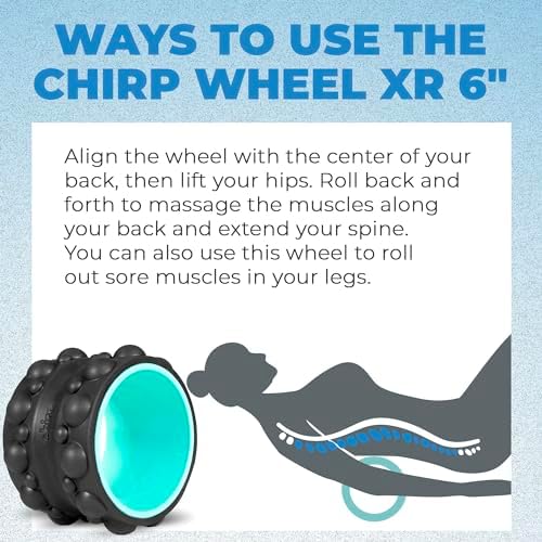 Chirp Wheel XR 6" Knot Kneader Back Roller for Deep Tissue Relief, Mint - Image 6