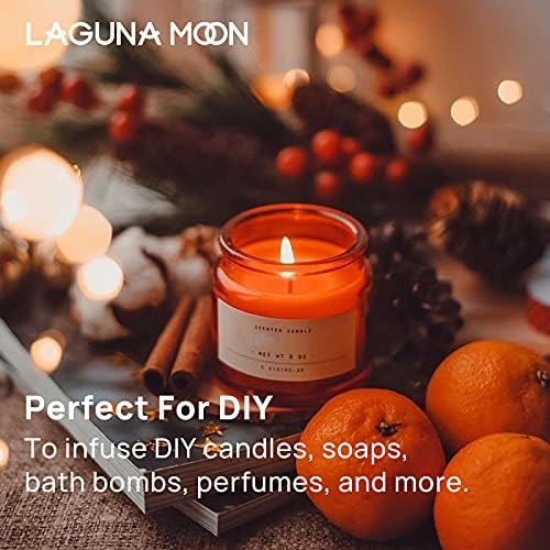 Lagunamoon Fall Essential Oils Set - Spice Fragrance Oils Autumn Gift Set for Diffusers, Home Care, Candle Making Scents, Aromatherapy - Cinnamon, Clove, Citronella, Ginger and Spiced Berries (10mL) - Image 4