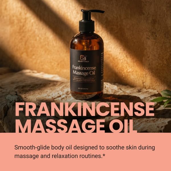 Frankincense Essential Massage Oil, Collagen & Stem Cells, 8 fl oz by M3 - Image 5