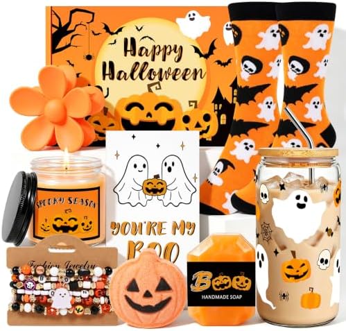 Halloween Gifts for Women, Boo Basket Stuffers for Teens Girls Adults by Unknown