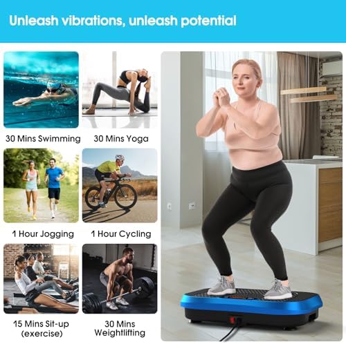SoftGym Vibration Plate Exercise Machine for Lymphatic Drainage & Fitness - Image 4