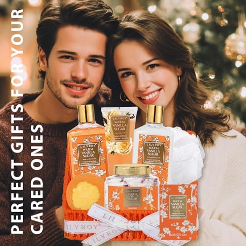 7Pcs Spa Gifts, Birthday Gifts, Perfect Vanilla Spa Gift Baskets for Women - Image 5