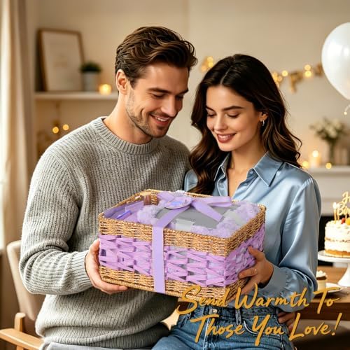 Gifts for Women, 35 Pcs Lavender Bath & Body Gift Basket, Get Well Soon Set - Image 3
