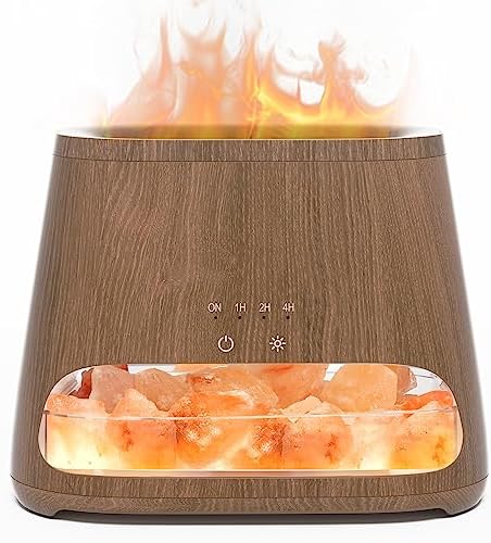 SALKING 2-in-1 Himalayan Salt Lamp Diffuser for Home, Aromatherapy Diffuser by SALKING