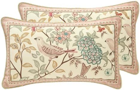 patdrea Designer Velvet Throw Pillow Cover,Set of 2,12"x20"-Kulom A by patdrea