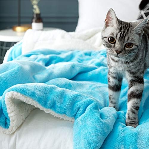 LBRO2M Sherpa Fleece Bed Blanket Super Soft Plush Warm Throw Twin 65"X90" - Image 6