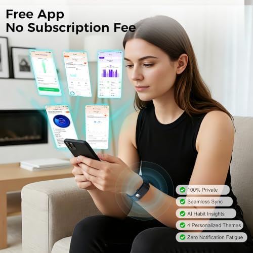 Smart Bracelet for Men & Women, 24/7 Health & Activity Fitness Tracker - Image 4