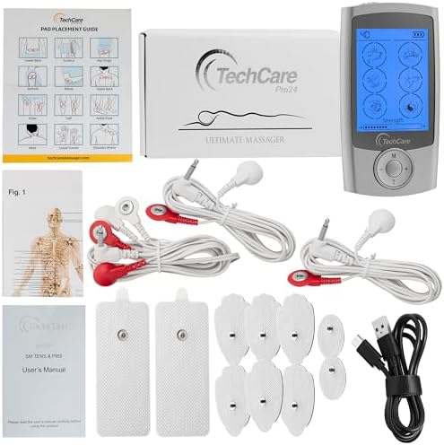 Tens Unit Muscle Stimulator 24 Modes EMS Pulse Massager Machine Device Neck Back Leg Shoulder Pain Relief - Image 5