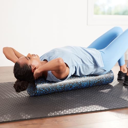 Amazon Basics High Density Foam Roller for Exercise and Recovery, 18 Inches, Blue Speckled (Pack of 6) - Image 6