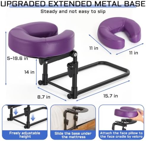 Massage Headrest for Bed with Storage Bag - Image 2