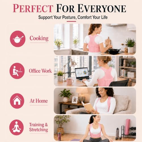 Lightweight Posture Corrector with Upper Back Brace for Women & Men - Image 5