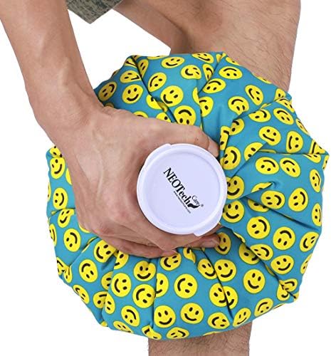 Neotech Care Ice Bag with Screw Top Lid (Smiley Face Design, 11 inch) by NEOtechCare