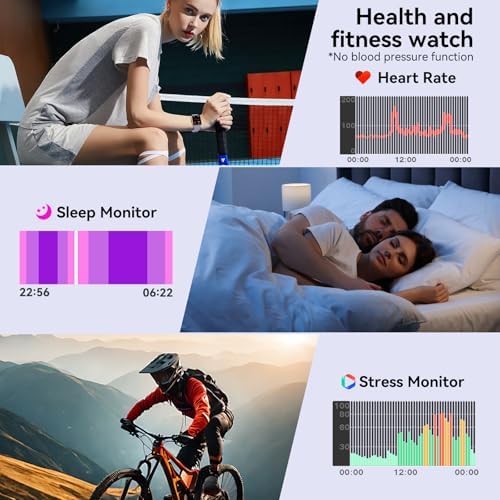 Smart Watch for Men Women, 1.83" HD Touch Screen Smartwatch with Bluetooth Call, 5 ATM Waterproof, 130+ Sport Modes Fitness Tracker Heart Rate Sleep Monitor Pedometer, Compatible with Android iPhone - Image 5
