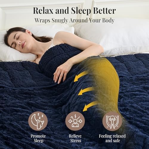Topblan Weighted Blanket Twin Size 15lbs, 48 x 72 for Adults in Bed - Image 5