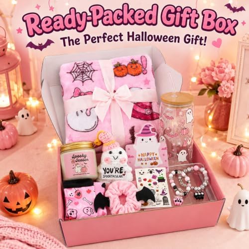 Bafeil Halloween Gifts for Women, 12pcs Boo Basket Stuffers - Image 7