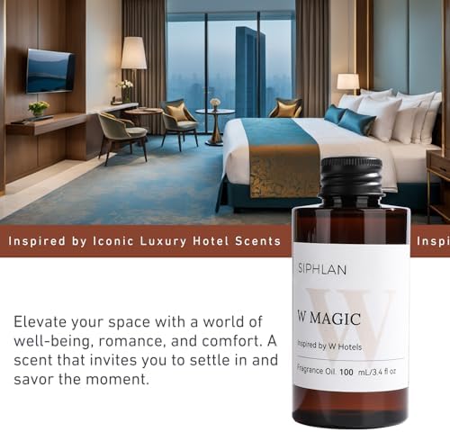 W Magic Hotel Collection Diffuser Oil – 100mL Luxury Aromatherapy Essential Oil for Diffusers & Waterless Diffusers – Premium Fragrance for Home & Office - Image 5