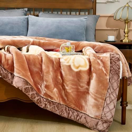 5.5 lbs Heavy Korean Mink Blanket, 2-Ply Silky Soft Plush & Warm,59"×79" Blanket for Couch & Bed. - Image 3