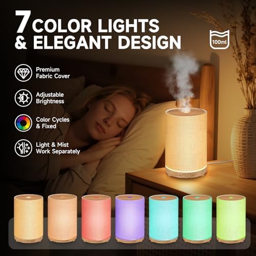 URPOWER 100mL Essential Oil Diffuser Scent Diffusers Oil Machine for Home - Image 2