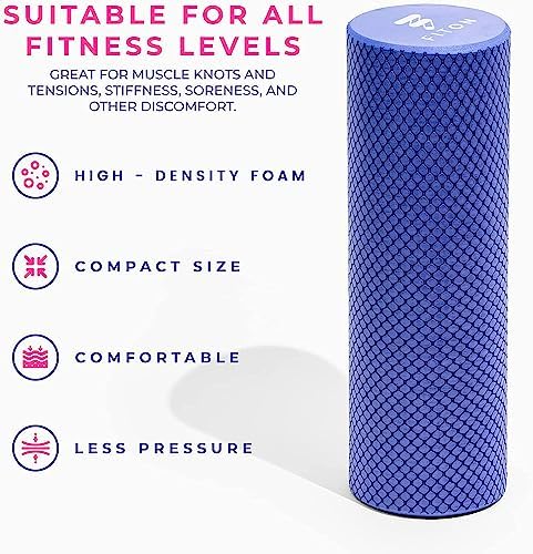 FitOn - 12"x4" Travel Sized Recovery Roller & Sculpt Resistance Bands Bundle - Workout Equipment Set for Gym and Home Exercise - Workout with Non-Slip Exercise Bands & Durable Foam Roller Set - Image 3