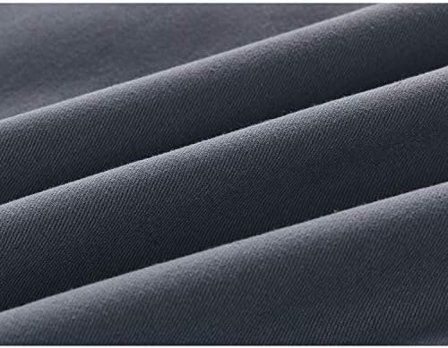 TONGDADA Weighted Blanket Cover (Dark Grey Cotton, 90''x108'' Duvet Cover) - Image 5