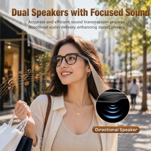 AI Smart Glasses with Camera, 4K Video, Real-Time Translation, AI Assistant - Image 2