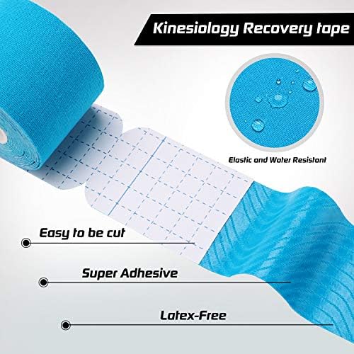 3 Pack Kinesiology Tape Precut, 60 Athletic Strips for Knee & Shoulder - Image 2