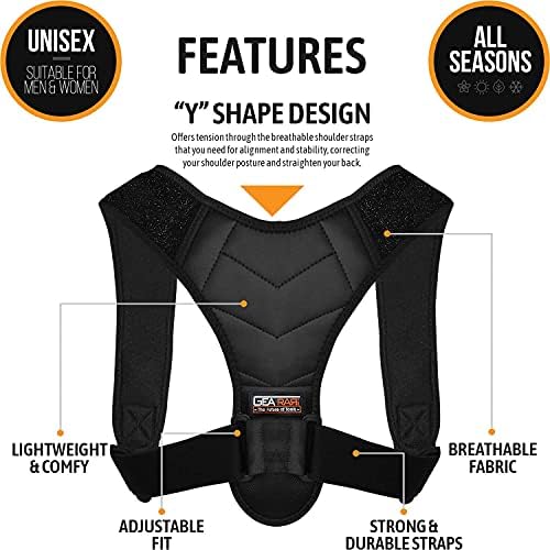 Posture Corrector for Men and Women, Bodywellness Fix Upper Back Brace for Clavicle Support, Adjustable Back Straightener and Providing Pain Relief from Neck, Back & Shoulder Under Clothes (Regular) - Image 6
