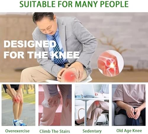 Natural Knee Joint Patches, Herbal Patch Pad Balance,Mugwort Herbal Knee Patches,Long-Lasting Knee Comfort, Knee Joint Relief Patches (patch40pc) - Image 4