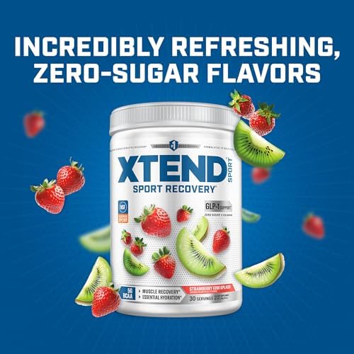 Xtend Sport BCAA Powder for Recovery, Strawberry Kiwi Splash, 30 Serv - Image 5