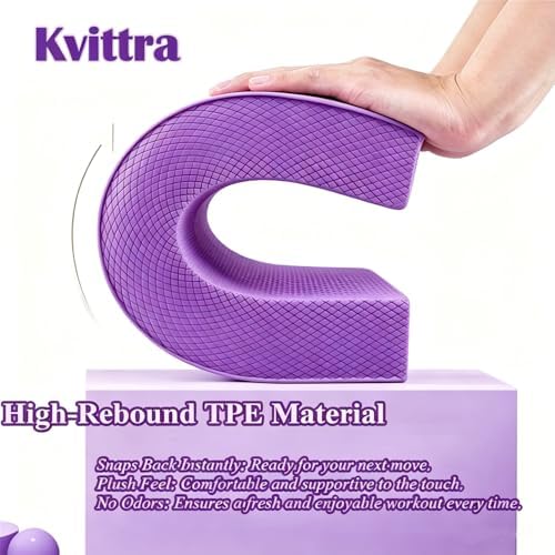 High-Density Balance Pad, Extra Large Balance Pad for Physical Therapy, TPU Foam Balance Board for Rehabilitation Stability Workout Knee and Ankle Exercise - Image 2