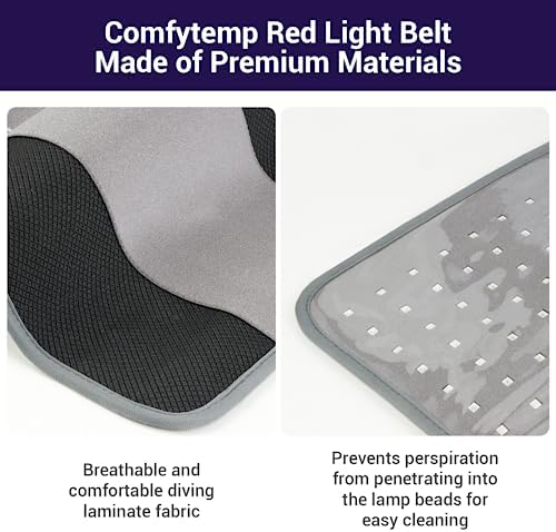 Comfytemp Red Light Therapy Mat for Body, 24'' x 12'', 660nm & 850nm - Image 5
