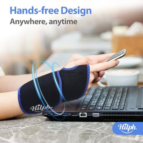 Hilph Wrist Ice Pack Wrap, Carpal Tunnel Relief Wrist Brace with Gel Pack - Image 6