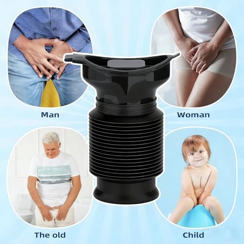 Pee Bottles for Men, Emergency Urinal, Collapsable Portable Urinal 750ML - Image 5