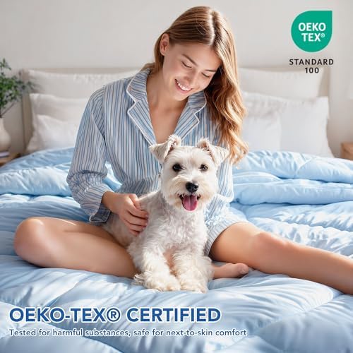 Deconovo Cooling Blanket Queen for Hot Sleepers, Dual Sided Cool Touch - Image 6