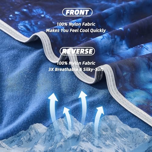 inhand Cooling Blanket Twin XL(60"x90",Navy) College Dorm Essentials - Image 4