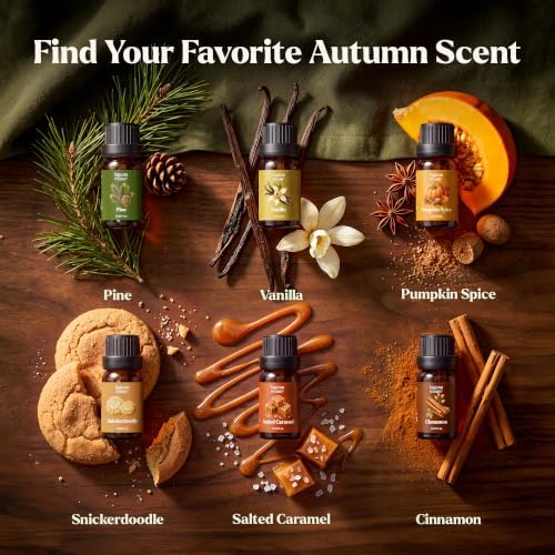 Lagunamoon Fall Essential Oils Set for Diffuser for Home 6 x 10ml - Image 2