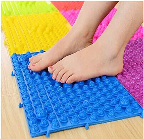 Foot Massage Mat Massage Pad Acupressure Mat Bathroom Mat Yoga Mat Outdoor Game 2 PCS (Blue) by Unknown