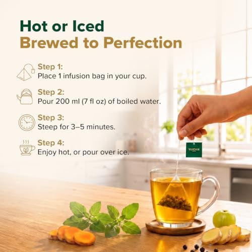 VAHDAM Vedic Kadha Teabags (100 count) Indian Ancient Recipe - Image 4