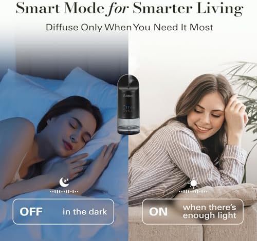 JCLOUD Waterless Plug in Scent Diffuser for Essential Oils, Black - Image 3