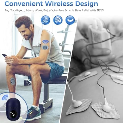 KingPavonini Wireless TENS Unit Muscle Stimulator, Pain Relief, Model U8PRO - Image 2