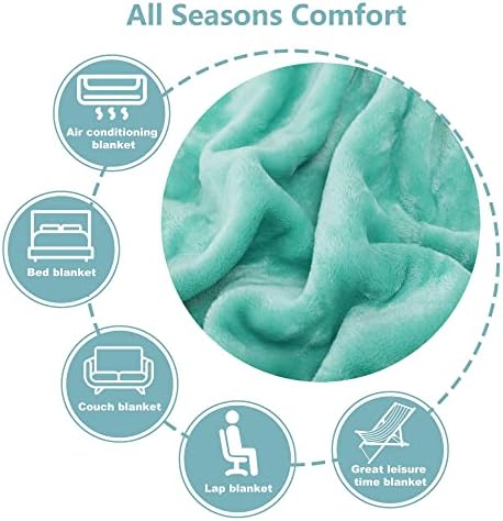 NANPIPER Baby Blankets, Super Soft Fleece Fuzzy Blanket for Toddler, Luxury Cozy Lightweight Microfiber Plush Blanket-Throw Size 30"x40",Lake Blue - Image 5