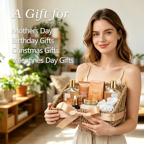Woman Gifts, Birthday Gift - Luxurious Vanilla Spa Gift Baskets for Women - Image 2