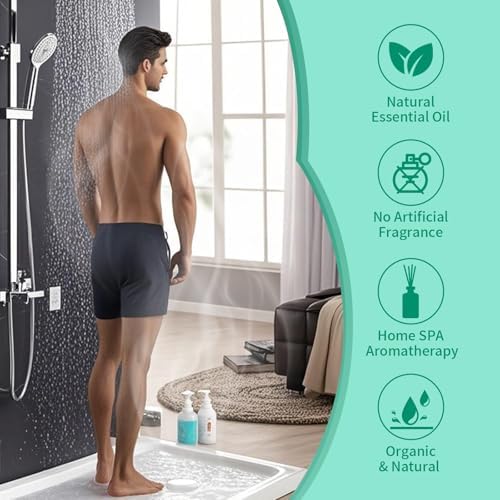 Shower Steamers Aromatherapy 20-Pack, 5 Scents Shower Bombs with Natural Essential Oils, Stress Relief Self Care for Women &Men, Birthday Gifts for Women & Men, Fathers SPA Day Gift for Dad Husband - Image 5