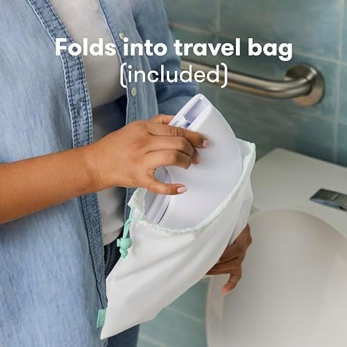 Frida Baby Fold-and-Go Portable Potty Seat for Toilet, Toddlers, Free Bag - Image 6