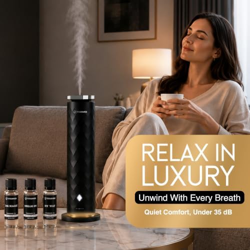 Cordless Hotel Scent Diffuser, Waterless Cold Air Oil Diffuser - Image 5