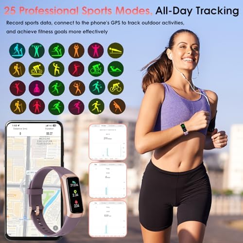 Fitness Tracker – Heart Rate Blood Oxygen Blood Pressure Temp Sleep Calorie - Image 4
